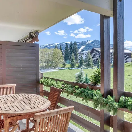 Apartment 3 Pieces Avec Balcon, Cheminee Et Parking - A 400m Des Pistes Et Du Golf, Mont D'arbois - Fr-1-453-254 *
