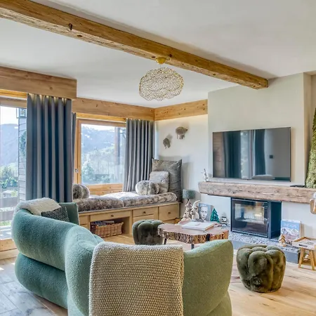 3 Pieces Avec Balcon, Cheminee Et Parking - A 400m Des Pistes Et Du Golf, Mont D'arbois - Fr-1-453-254 Megeve